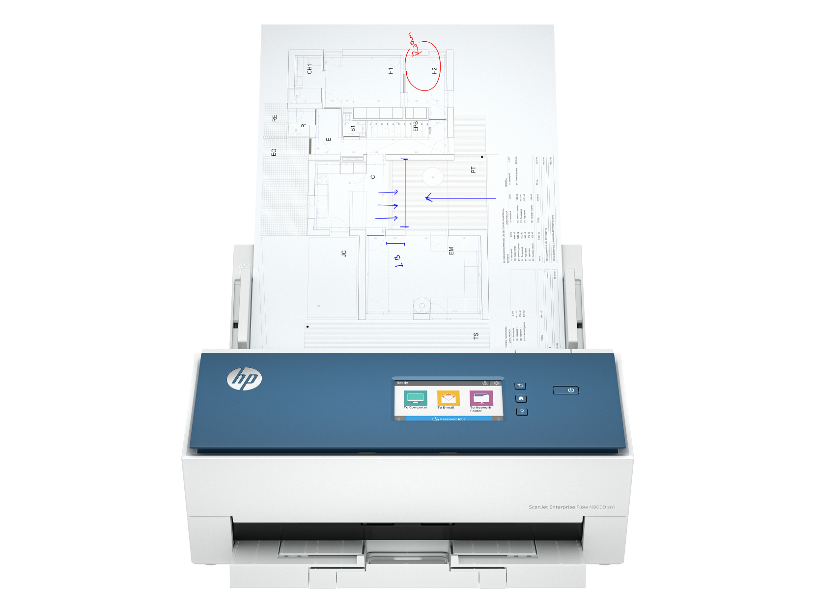 HP ScanJet Enterprise Flow N9000 Scanner